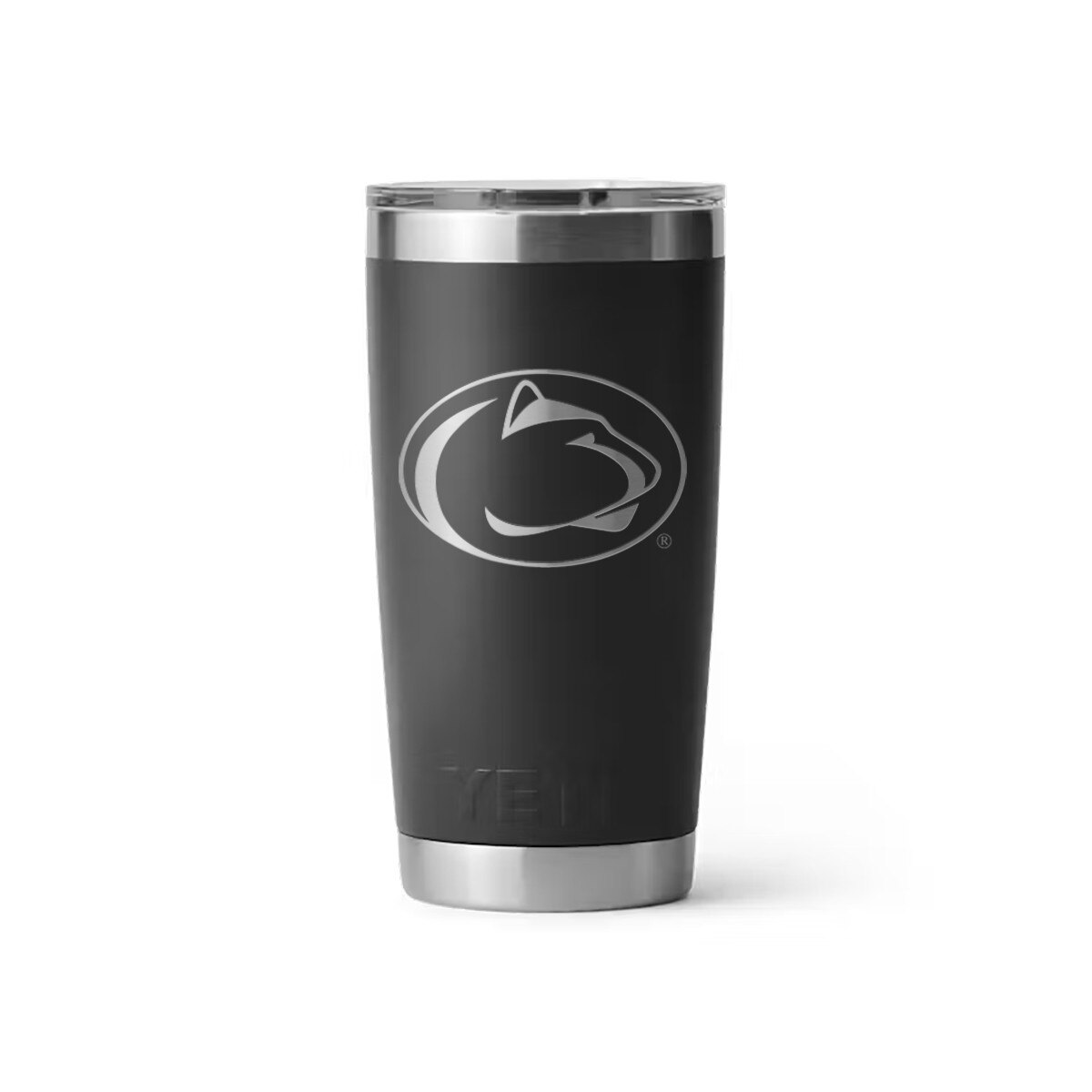 Yeti 20oz black Rambler Tumbler with Penn State Athletic Logo